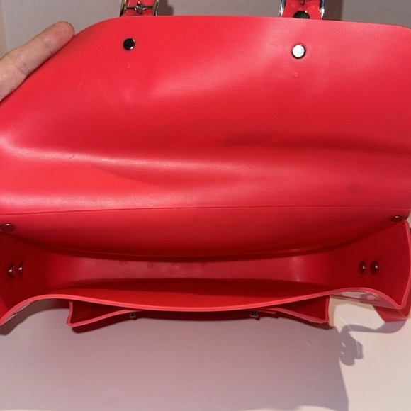 Melissa x The Cambridge Satchel Company Bag Neon Pink - Berry Smell - Picture 7 of 16